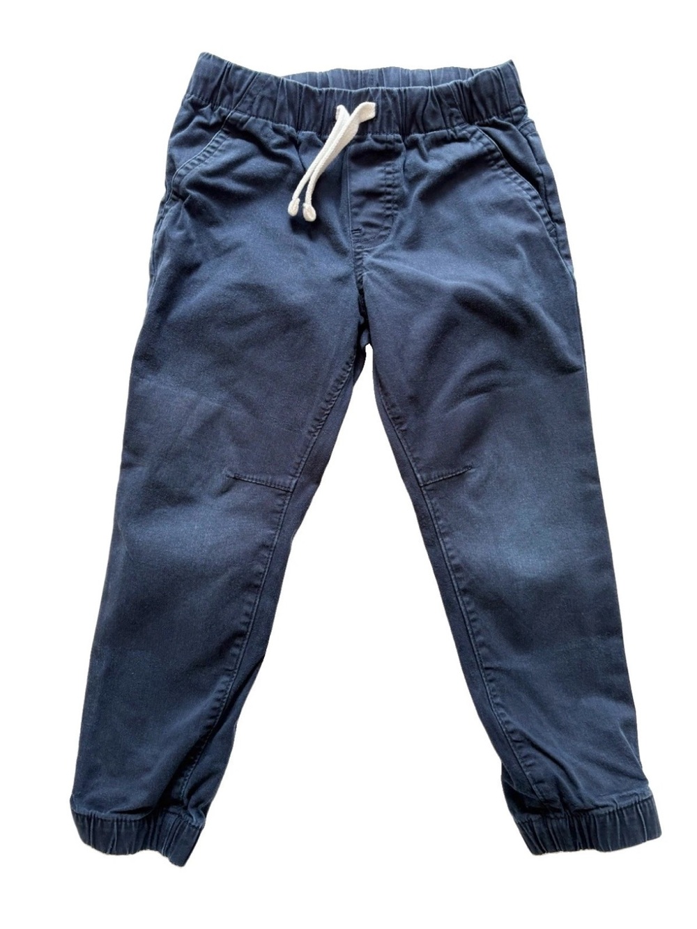 Cat & Jack 4T Navy Blue Jogger Reinforced Knee Elastic Waist Drawstring Khaki